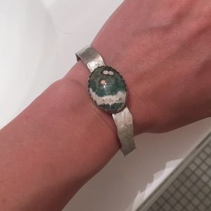 Real Silver gem bracelet